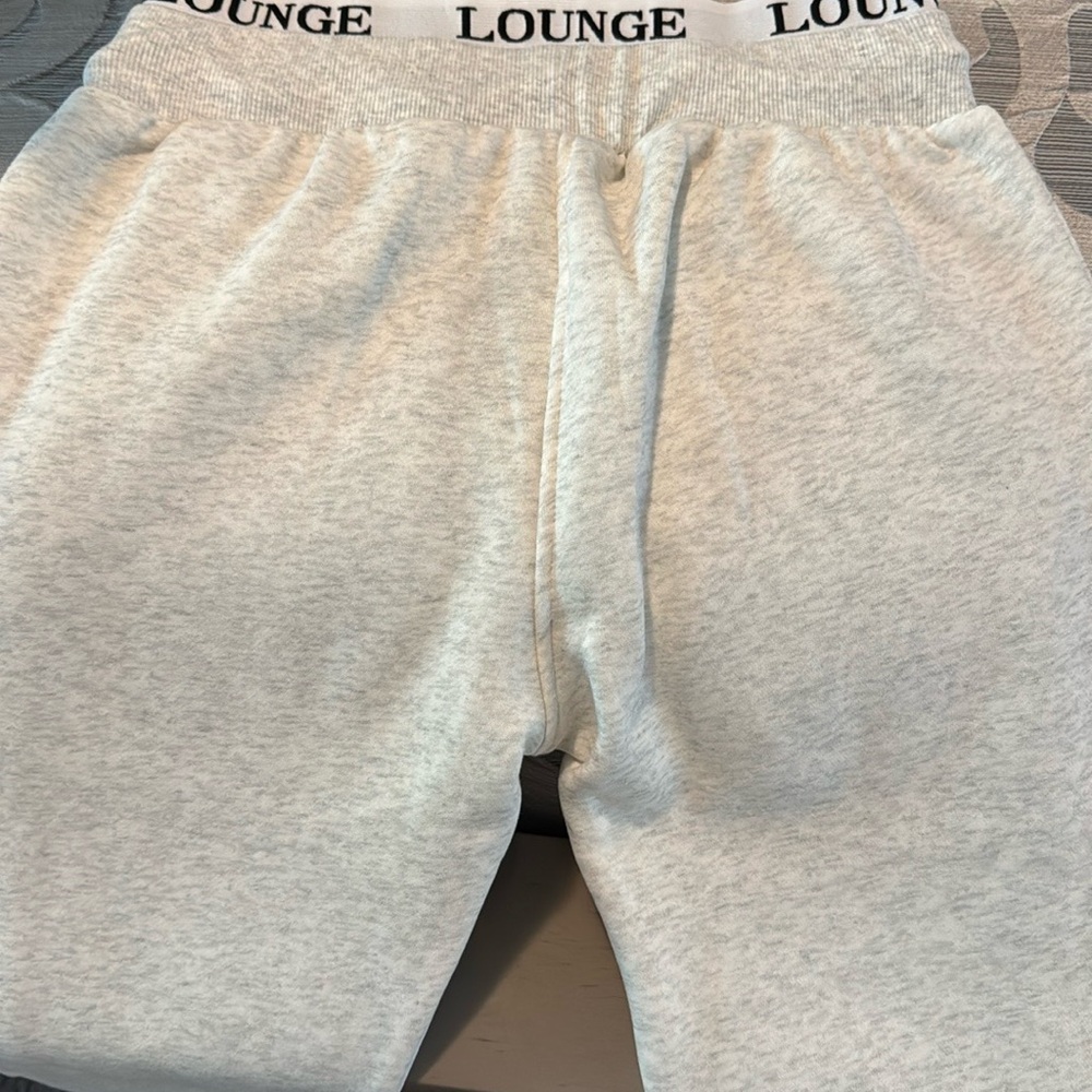 DIVA Lounge Gray Track Pants with Elastic Waistband - Picture 4 of 6